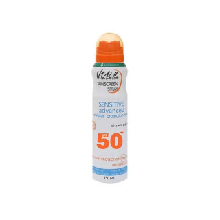 اسپری ضد افتاب spf50 برند ویتابلا مخصوص بدن جلوگیری از افتاب سوختگی وارداتی اصل از نمایندگی ایران زمین
